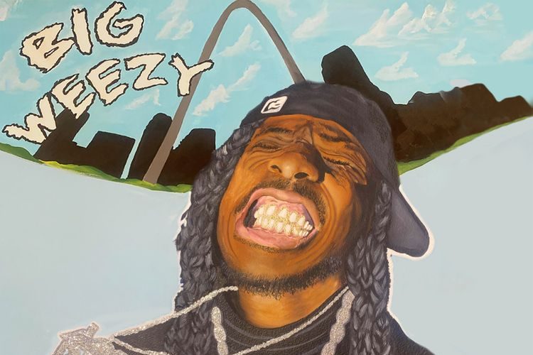 cover art for "no genre" mixtape by st louis rapper Big Weezy