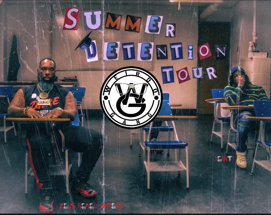 Zeus Rebel Waters Summer Detention Tour Flyer