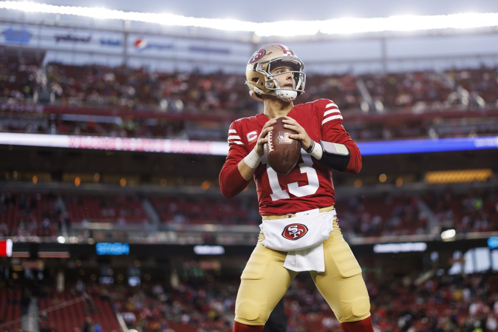 49ers QB Brock Purdy (Photo Cred: Pride of Detroit website)