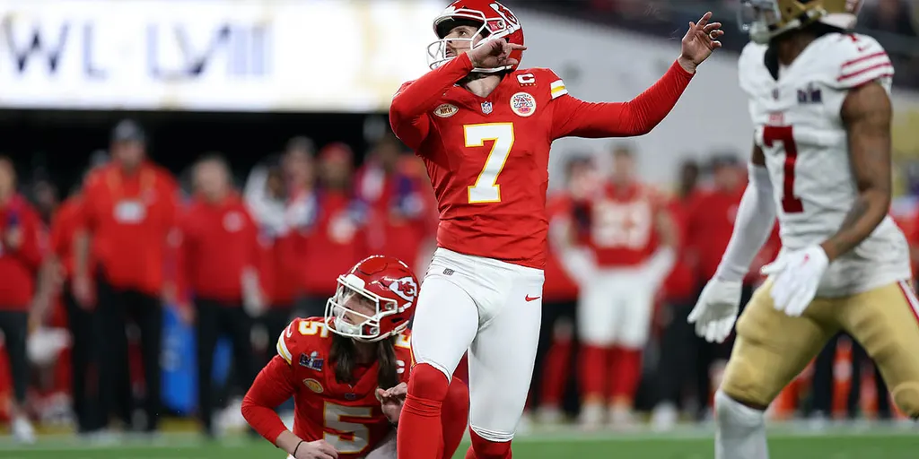 Chiefs kicker Harrison Butker